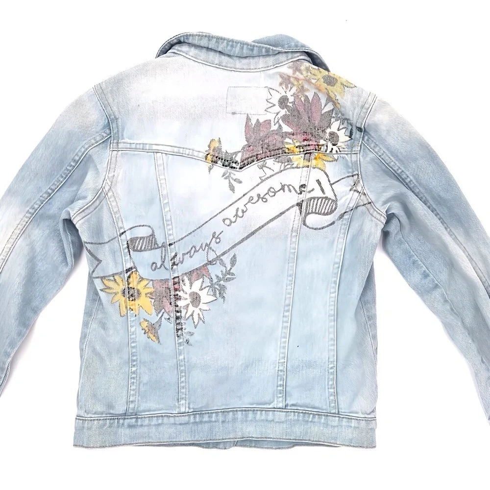 Girls Sz 10/12 Denim Bundle 6 Pc  Cat & Jack | Old Navy Jacket, Jessica Simpson